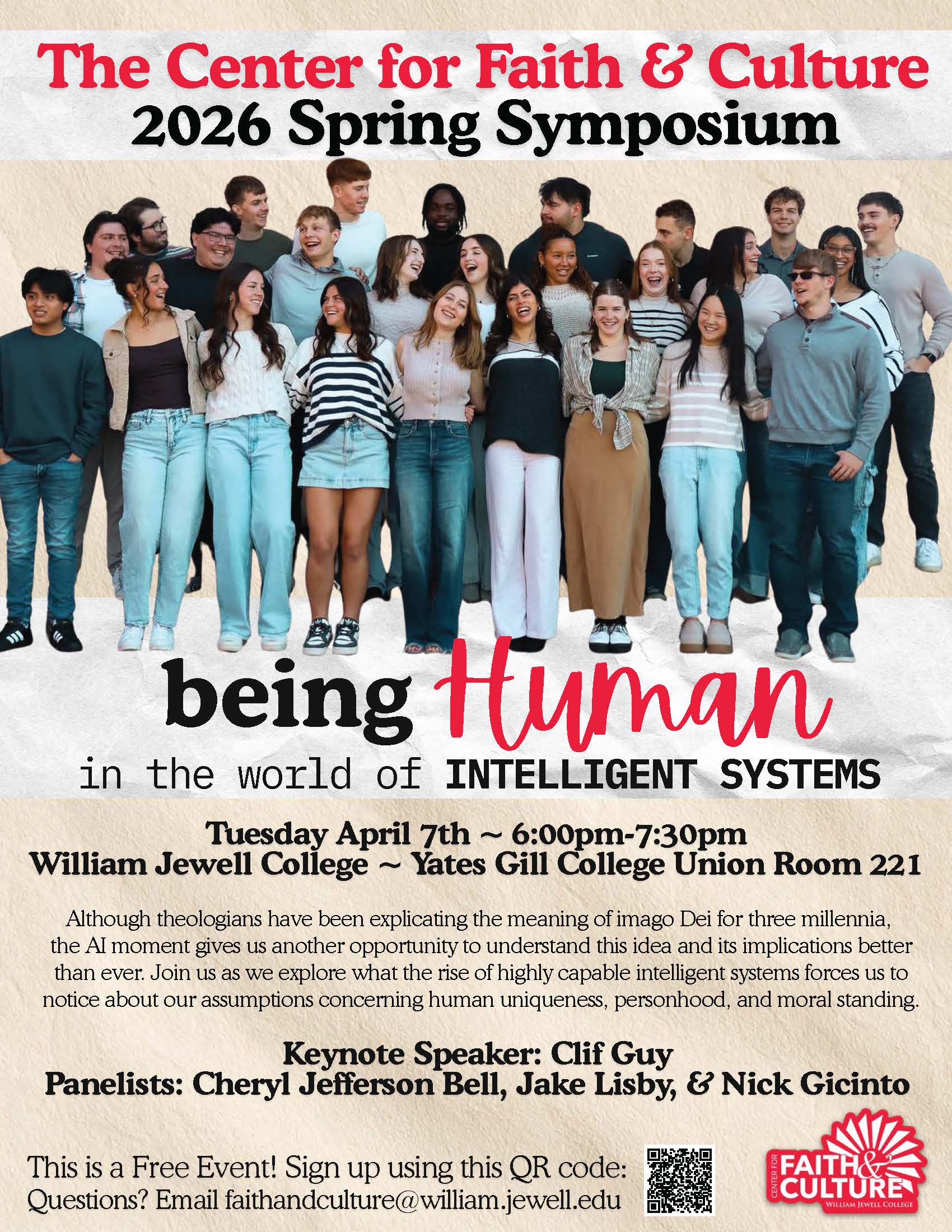 group of students in rows laughing with arms around each other